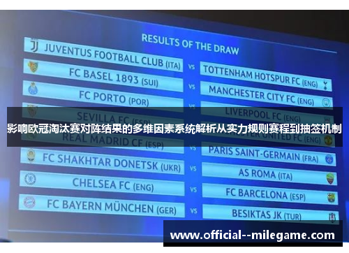 影响欧冠淘汰赛对阵结果的多维因素系统解析从实力规则赛程到抽签机制 影响欧冠淘汰赛对阵结果的多维因素系统解析从实力规则赛程到抽签机制